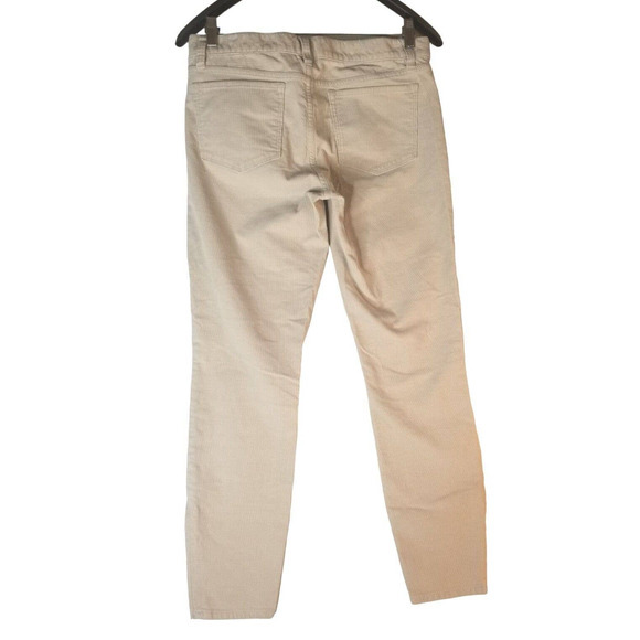 J.Crew Toothpick Beige Stretch Ankle Skinny Jeans Women's Pants Size 28x27 - Picture 2 of 9